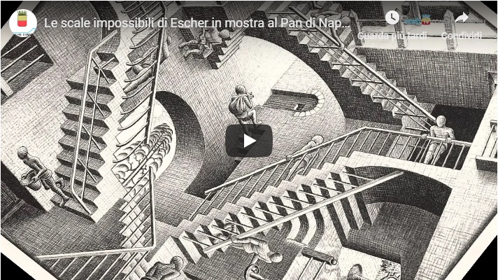 Le scale impossibili di Escher in mostra al Pan di Napoli