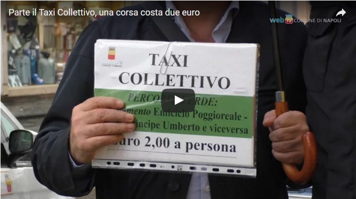 Parte il Taxi Collettivo, una corsa costa due euro