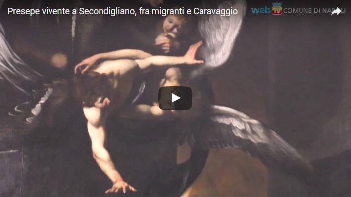 Presepe vivente a Secondigliano, fra migranti e Caravaggio