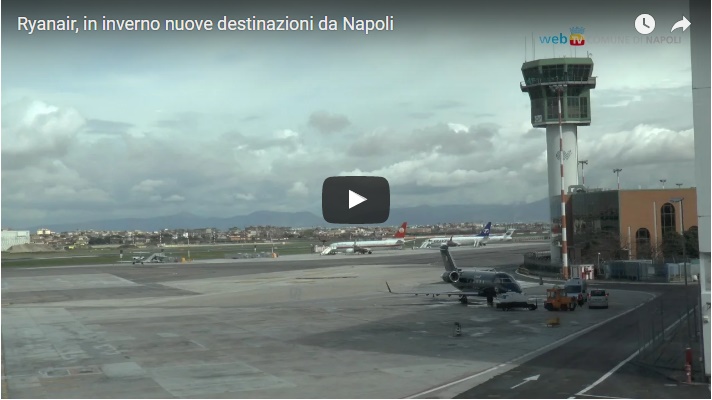 Ryanair, in inverno nuove destinazioni da Napoli