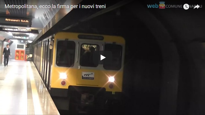 Metropolitana, ecco la firma per i nuovi treni