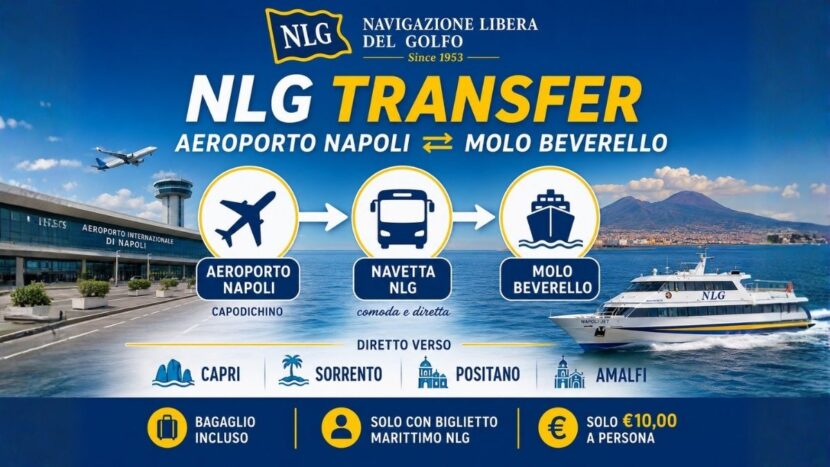 Transfer Aeroporto Napoli – Molo Beverello con NLG