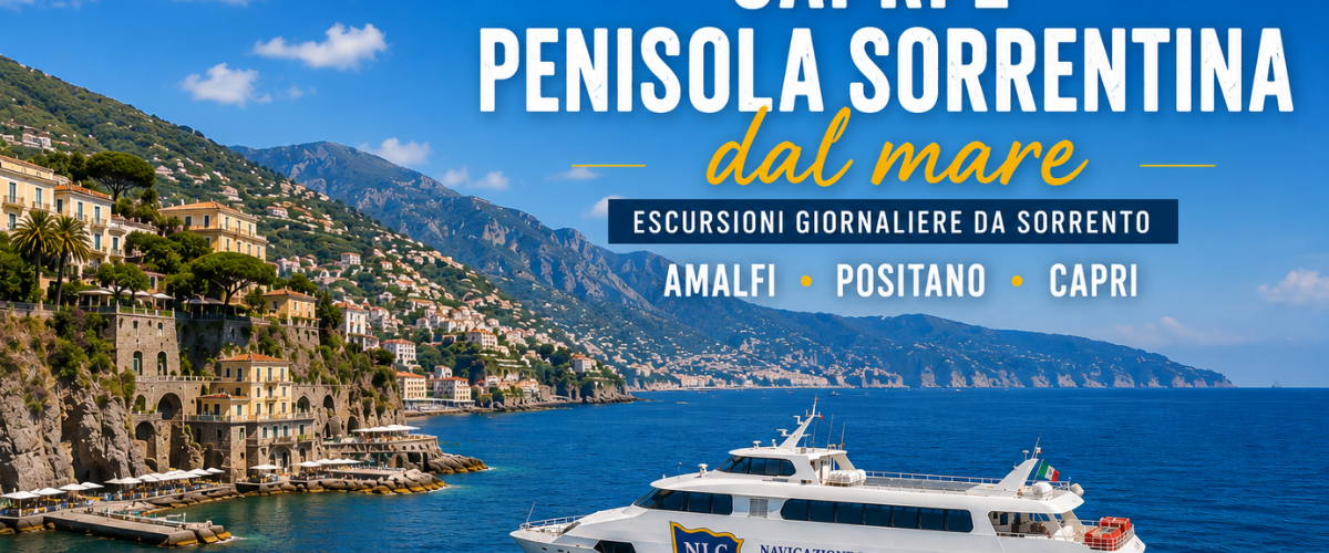 Capri e Penisola Sorrentina dal mare: escursioni giornaliere in aliscafo