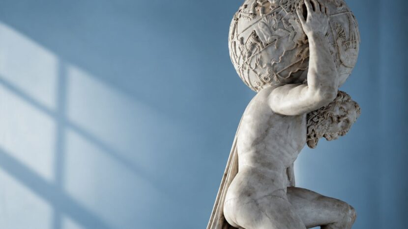 Andrea Fogli a Capodimonte: Atlas Partenope
